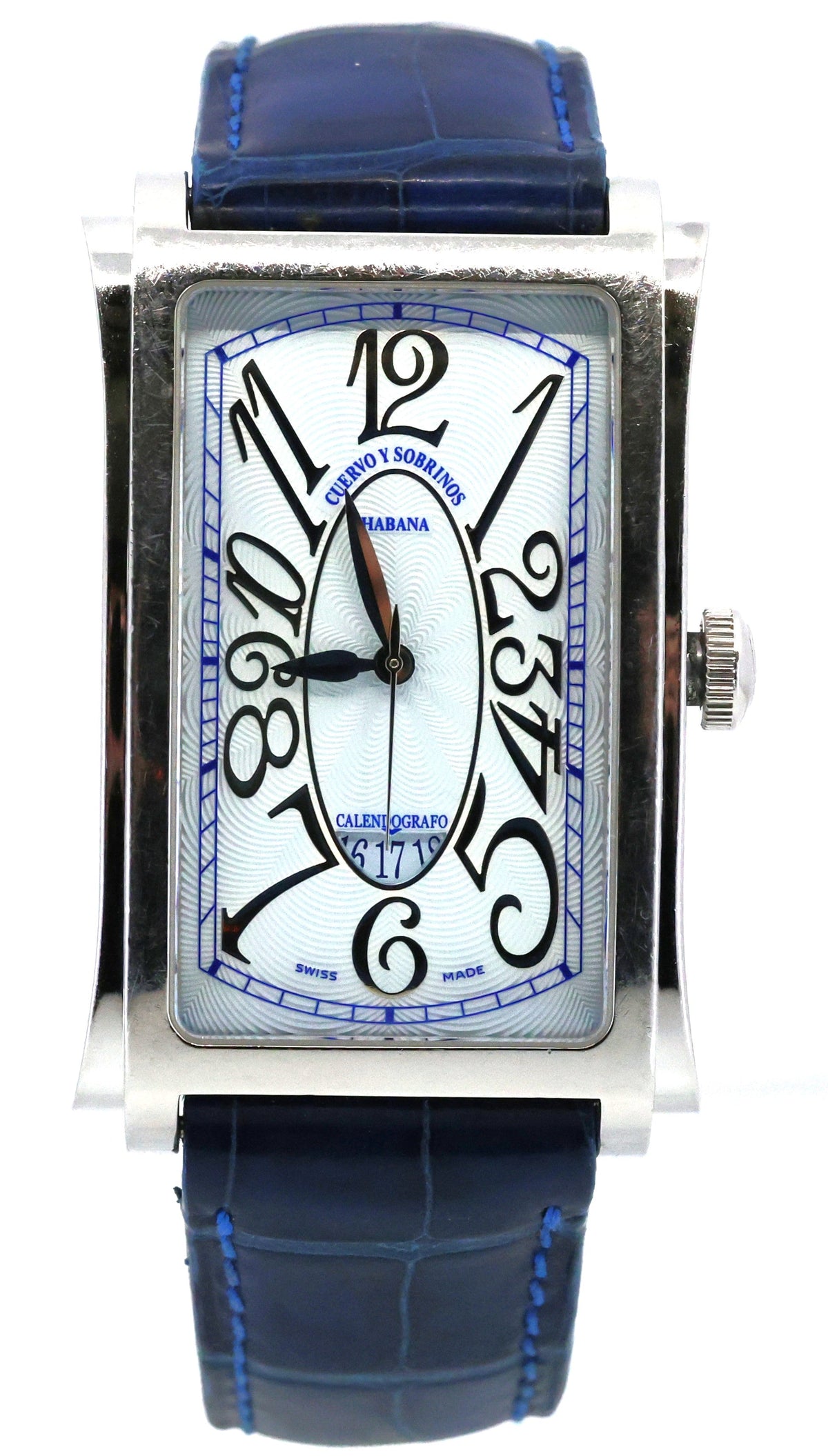 Cuervo y Sobrinos Prominente Solo Tempo A1012 Automatic Men's Watch (Pre-owned)