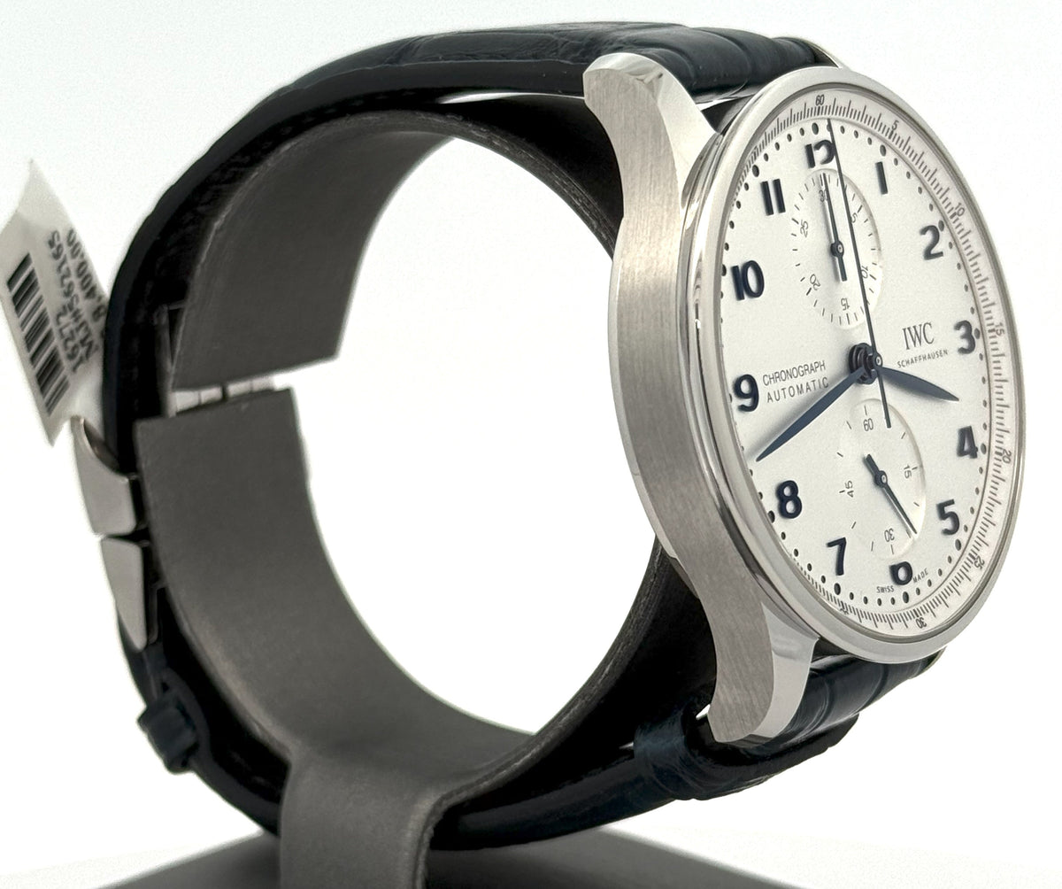 IWC Portugieser Chrono Automatic 41 mm Watch - White Dial - IW371605