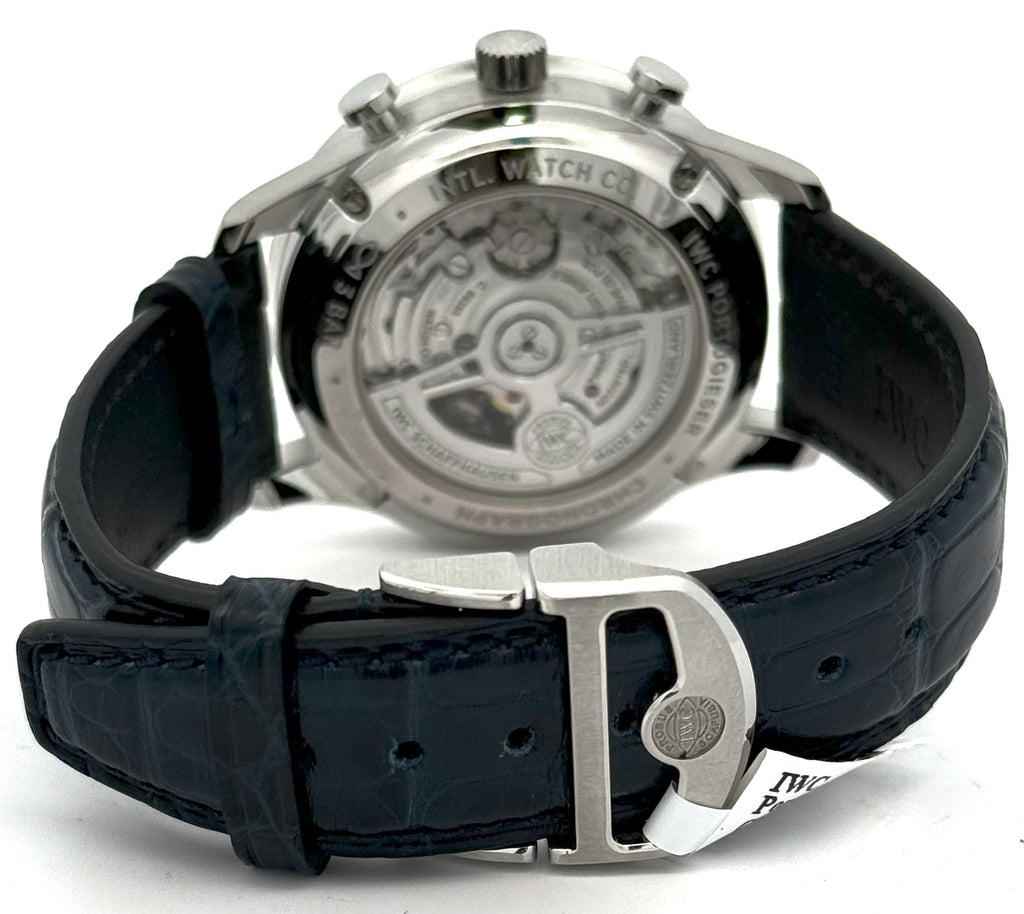 IWC Portugieser Chrono Automatic 41 mm Watch - White Dial - IW371605