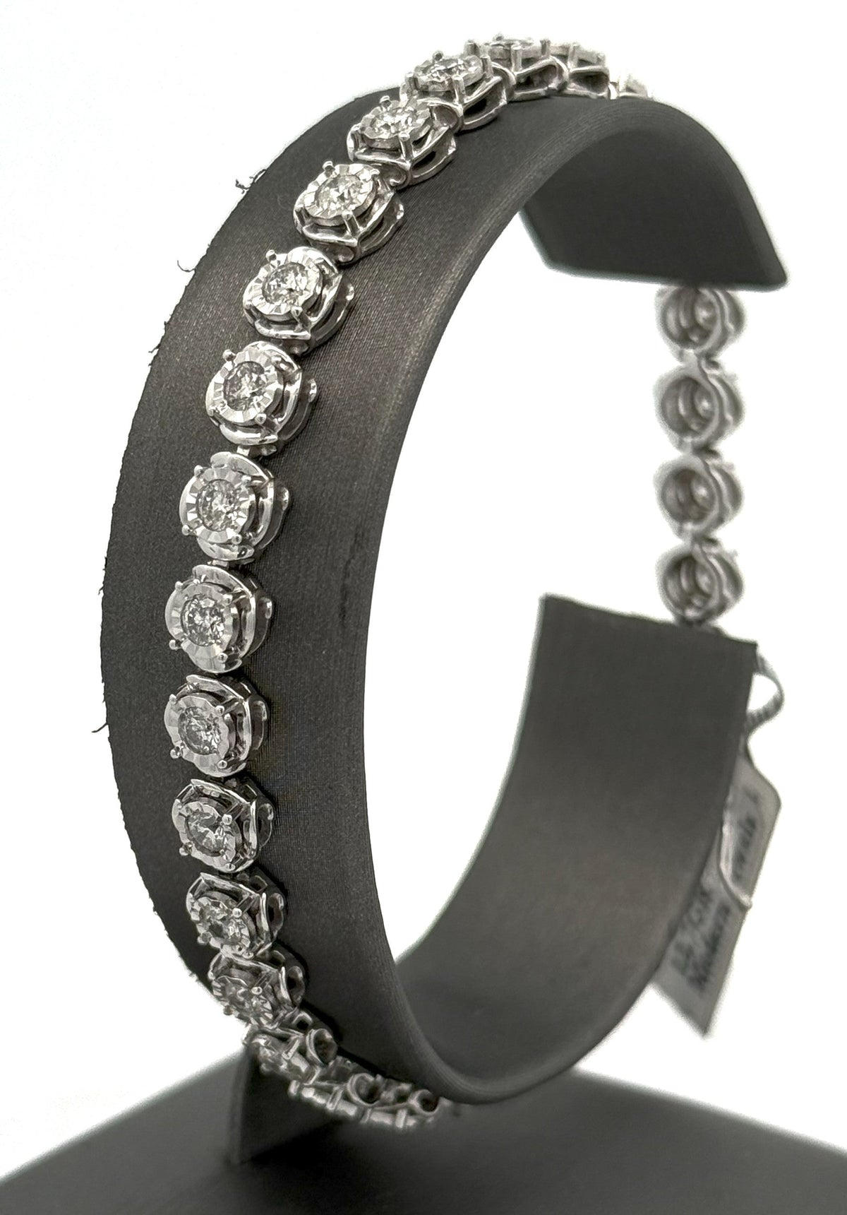 14k White Gold 3.25 CT Diamond Tennis Bracelet, S15470