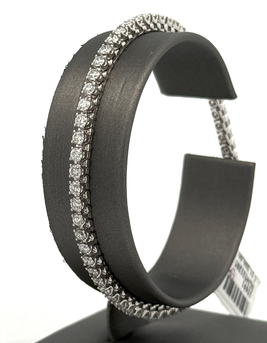 14k White Gold 3.50 CT Diamond Tennis Ladies Bracelet, 11.0g, 7", S15691