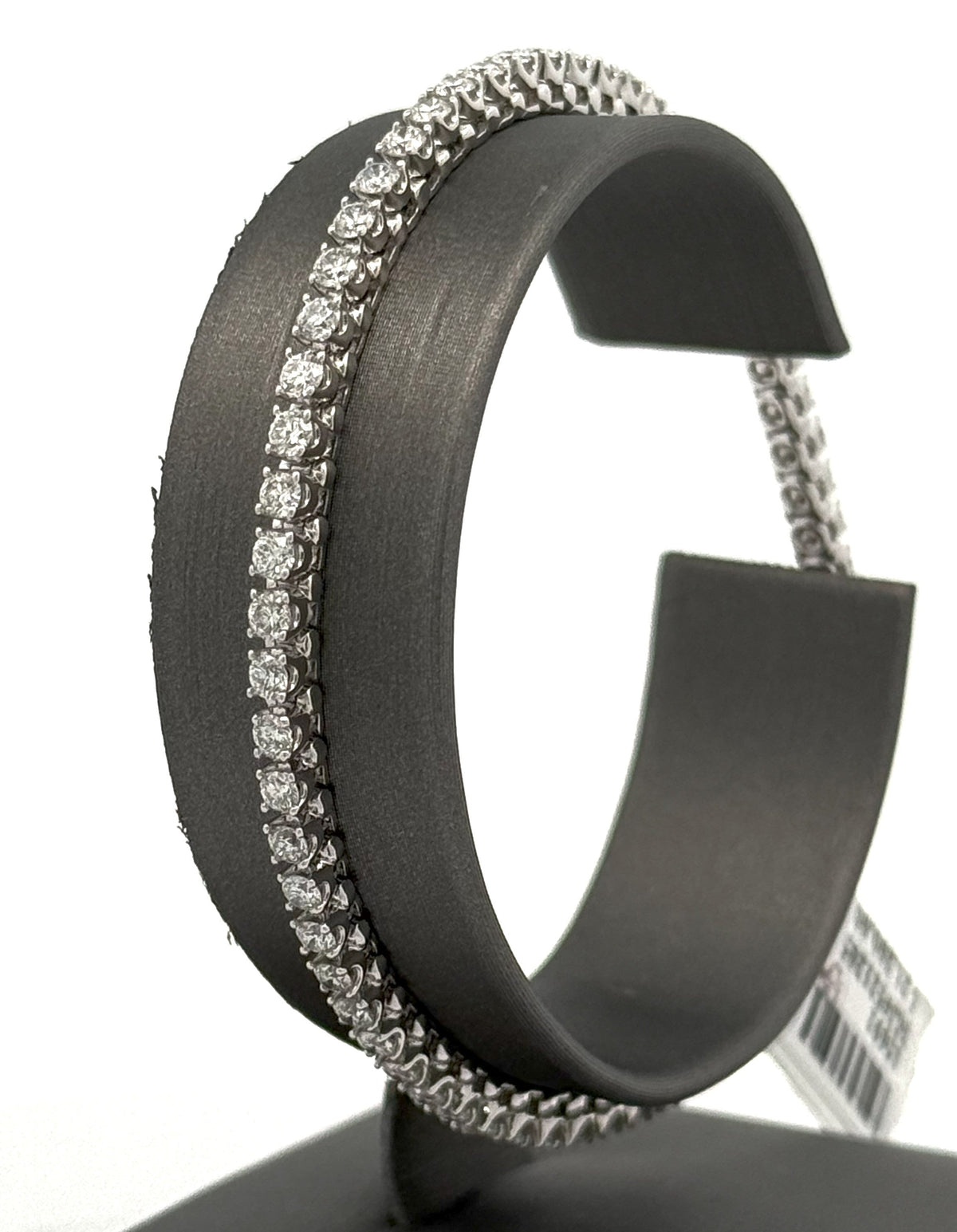 14k White Gold 3.50 CT Diamond Tennis Ladies Bracelet, 11.0g, 7", S15691