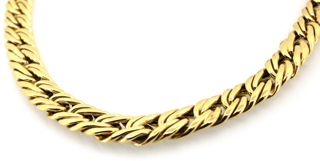 14k Yellow Gold Ladies Fancy Necklace, 39.1g, 17", S107101