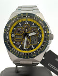Citizen Promaster Skyhawk A-T 46mm Blue Dial Stainless Steel Watch JY8125-54L
