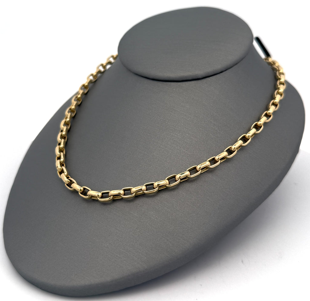 Roberto Coin 18k Yellow Gold Fine Gauge Oval Link Chain 5310136AY170