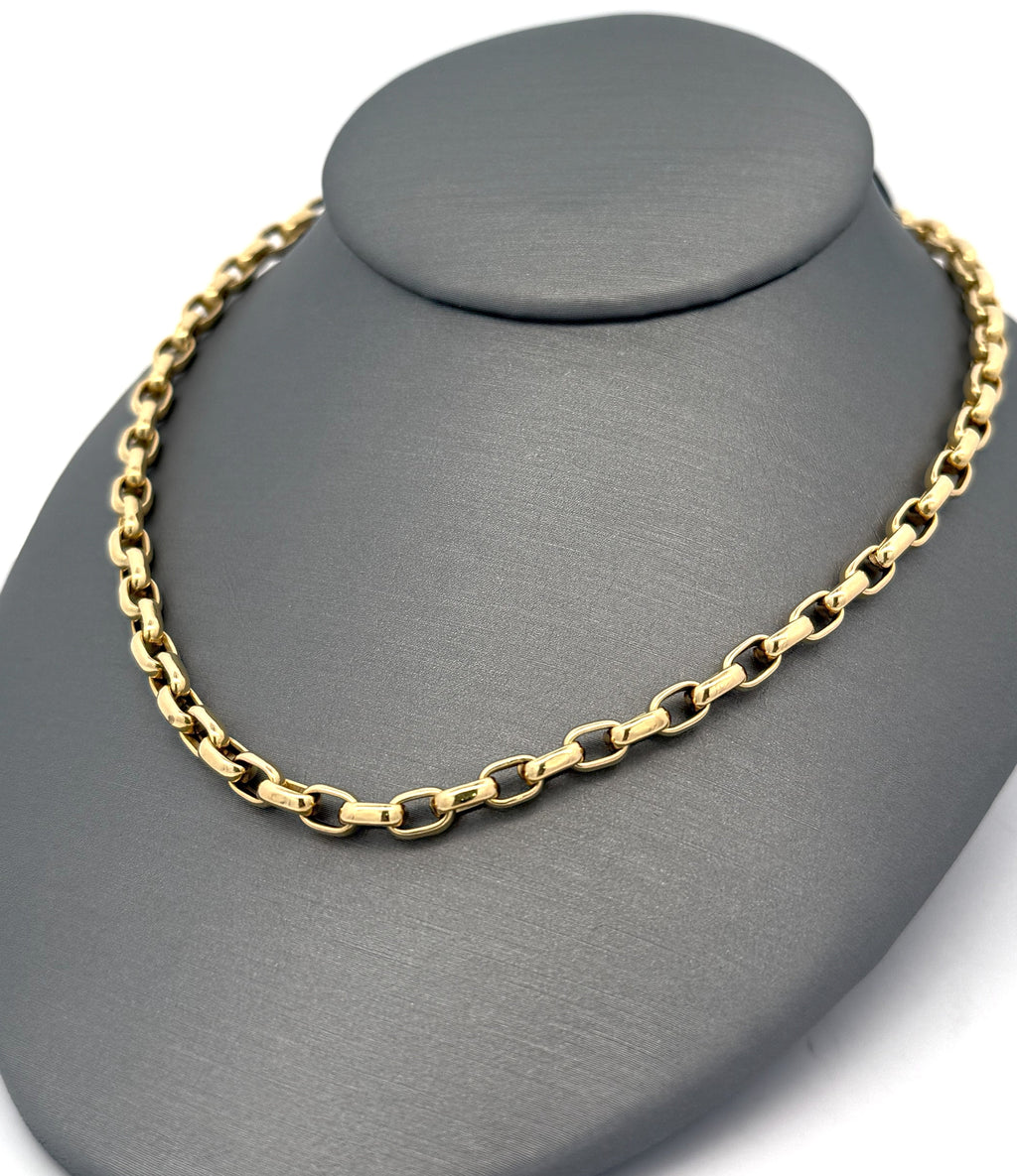 Roberto Coin 18k Yellow Gold Fine Gauge Oval Link Chain 5310136AY170