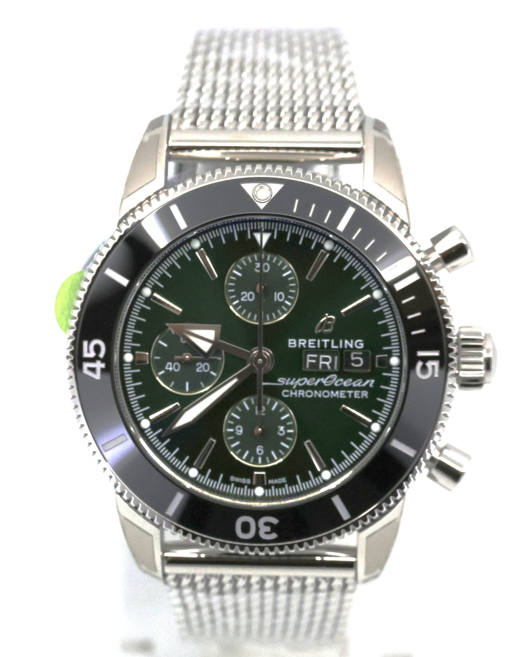 Breitling Superocean Heritage Chronograph Automatic Chronometer Green Dial A13313121L1A1, S16994