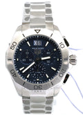 TAG Heuer AQUARACER Professional 200 Chronograph Quartz Blue Dial Stainless Steel Watch 40mm - CBP1113.BA0627, S17001