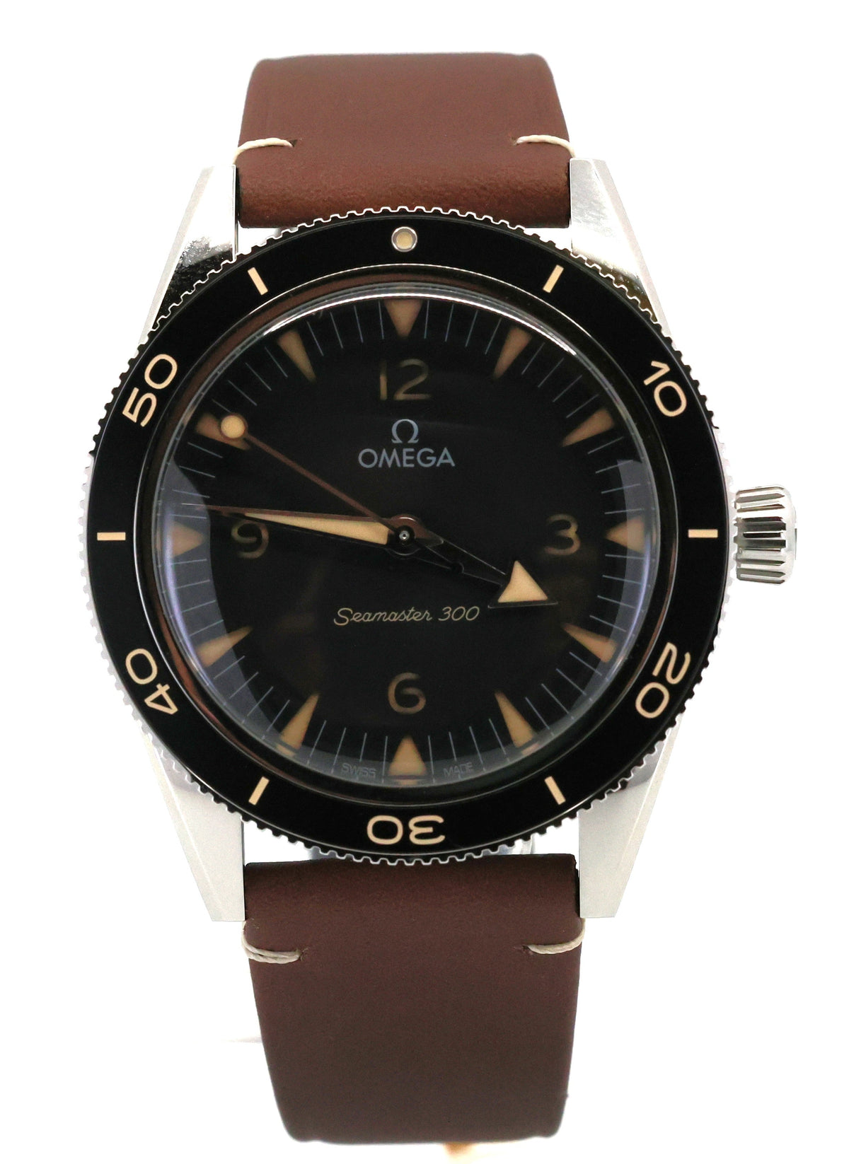 OMEGA Seamaster Automatic Chronometer Black Dial Men's Watch 234.32.41.21.01.001, S17023