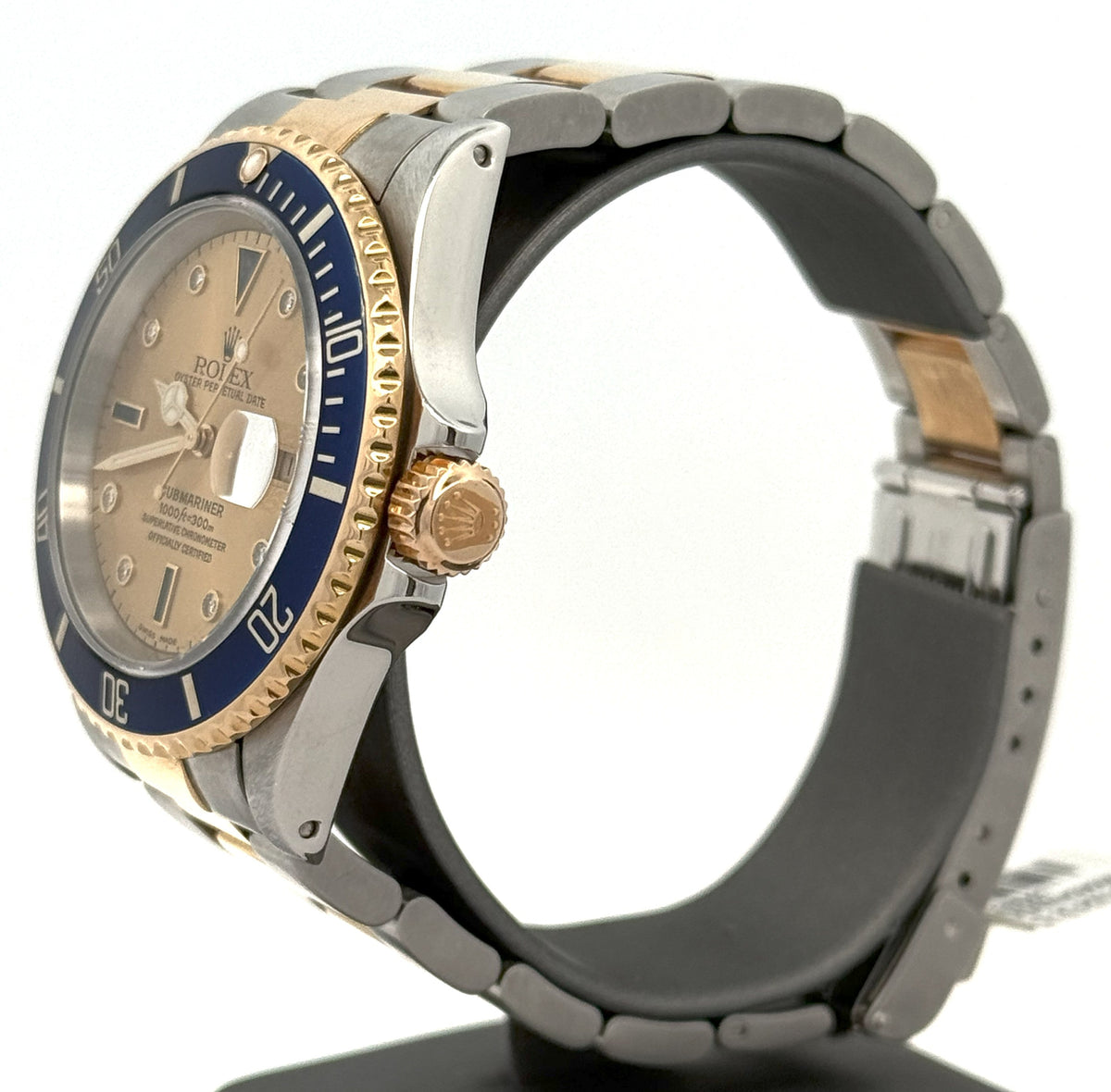 Pre-owned Rolex Submariner Date 16613 - 1995 - Champagne Dial - 18k Yellow Gold & Stainless Steel S108067