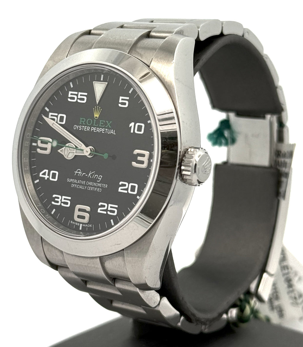 Pre-owned Rolex Air King 116900 - 2017 - Black Dial - Stainless Steel, S108292