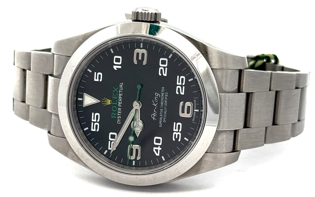 Pre-owned Rolex Air King 116900 - 2017 - Black Dial - Stainless Steel, S108292