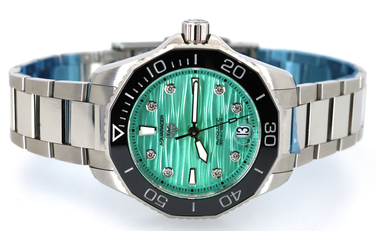 TAG Heuer AQUARACER Professional 300 Automatic Diamond Dial, 36mm WBP231K.BA0618, S17037