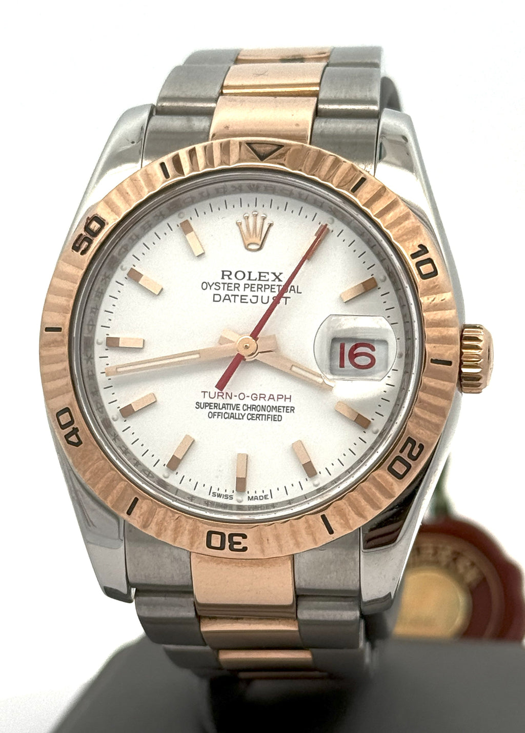 Pre-Owned Rolex Datejust Turn-O-Graph 36mm Watch, 116261, S105810