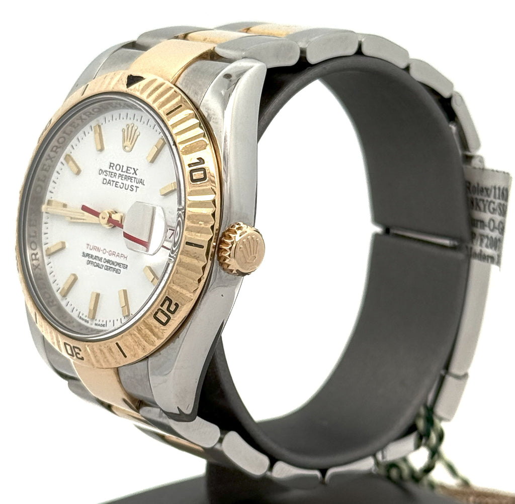 Pre-Owned Rolex Datejust Turn-O-Graph 36mm Watch, 116263, S108547
