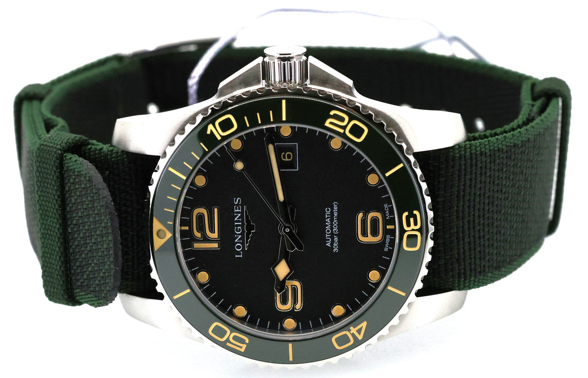 Longines HydroConquest GMT 41mm Men's Watch, L3.781.4.05.2, L37814052