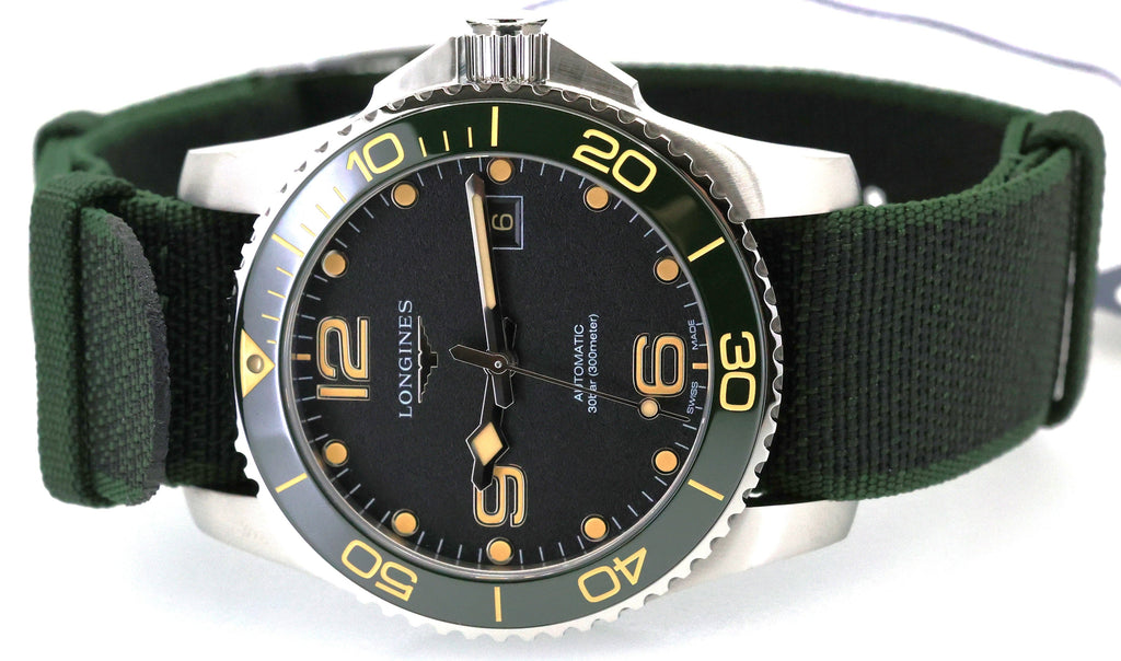 Longines HydroConquest GMT 41mm Men's Watch, L3.781.4.05.2, L37814052
