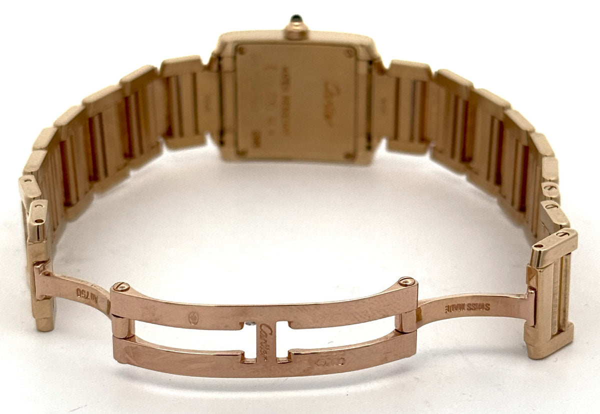 Cartier Tank Française Lady Small 2385 18K Watch (Pre-owned)