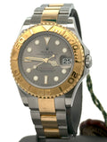 Pre-Owned Rolex Yacht-Master 168623 Yellow Gold & Steel 35mm Midsize Watch, S106462