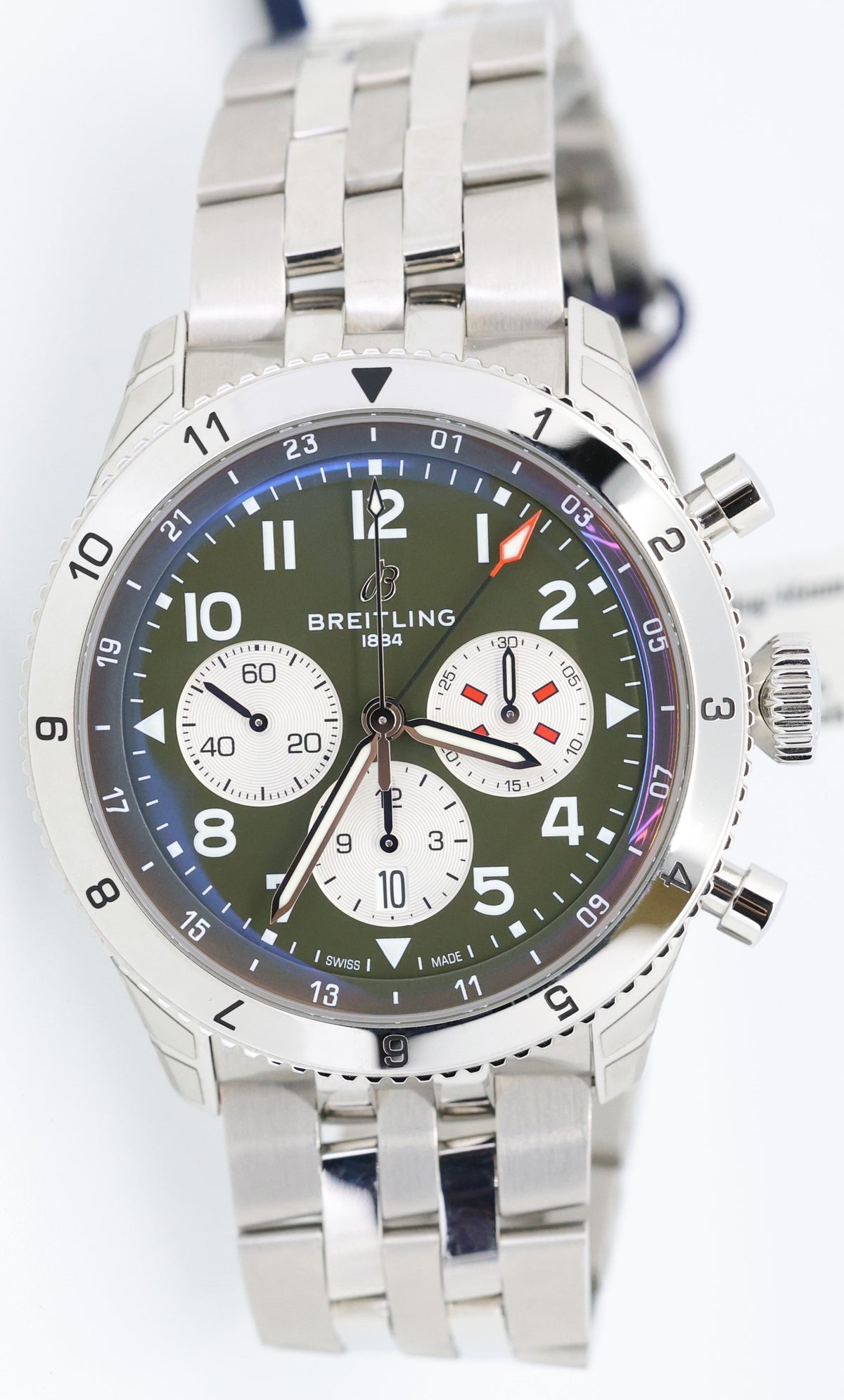 Breitling Super AVI B04 Chronograph GMT 46mm Curtiss Warhawk AB04452A1L1A1, S17098