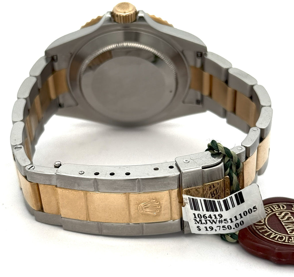 Pre-Owned Rolex Submariner Date 16613, 18k Gold & Stainless Steel Watch, S106419