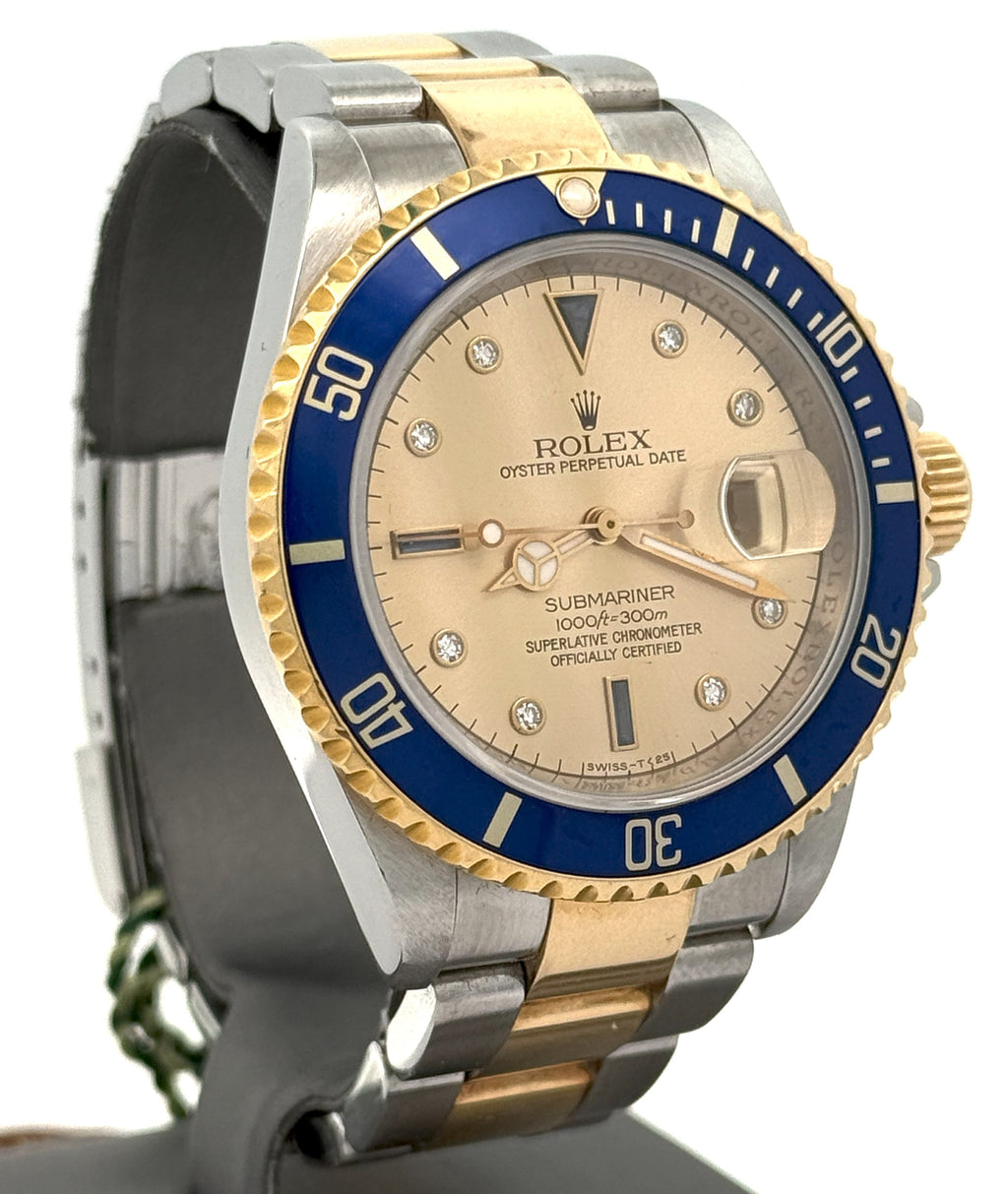 Pre-Owned Rolex Submariner Date 16613, 18k Gold & Stainless Steel Watch, S105250