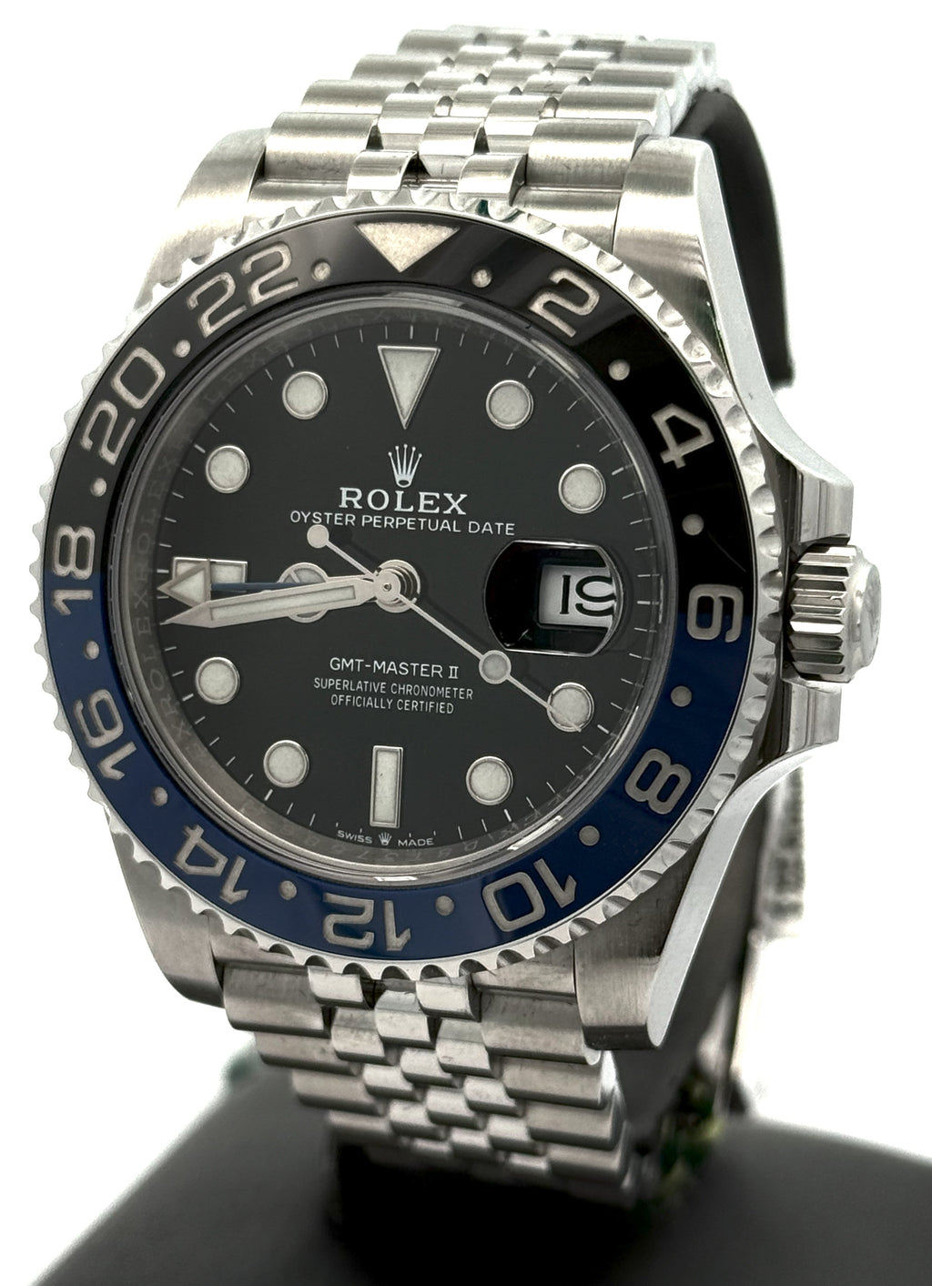Pre-Owned Rolex GMT-Master II 126710BLNR Batgirl, Stainless Steel Watch 40mm, S108312