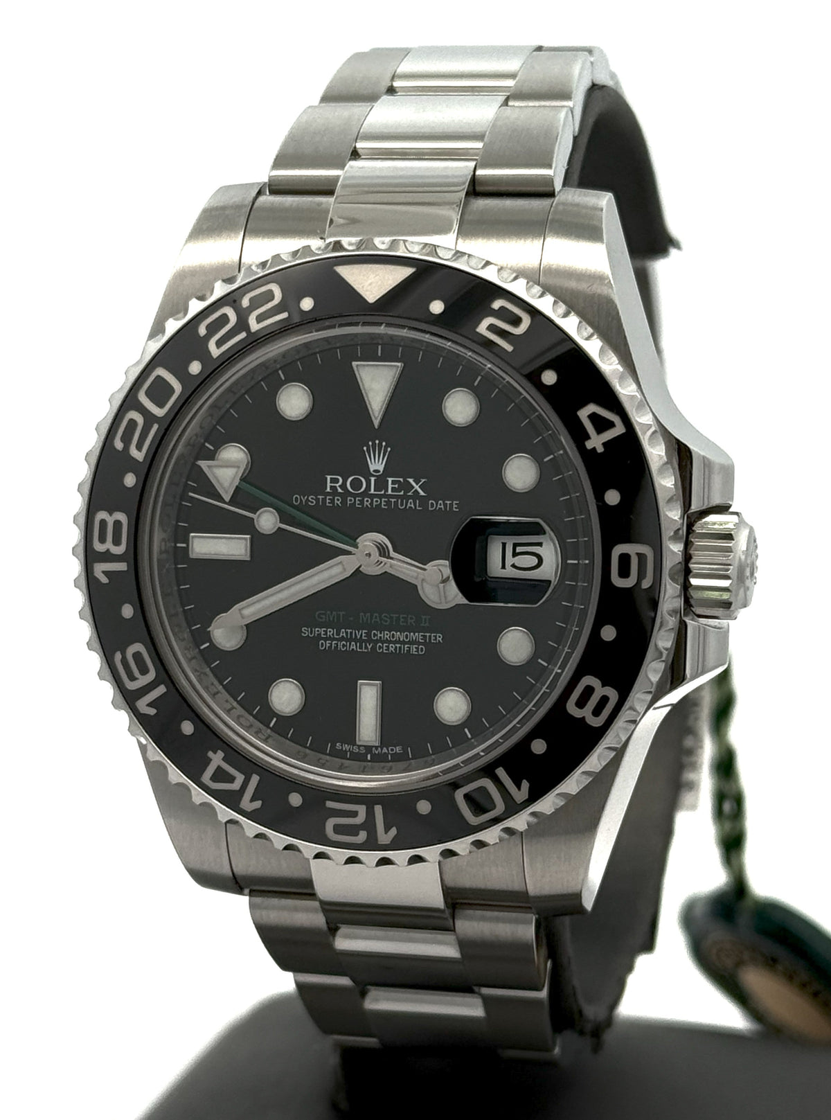 Pre-Owned Rolex GMT-Master II 116710LN, Stainless Steel Watch 40mm, S16098