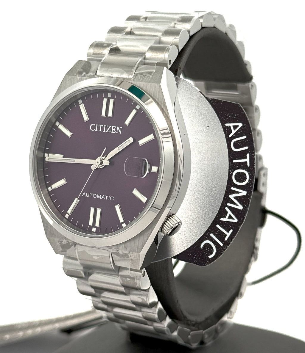 Citizen TSUYOSA Automatic Stainless Steel Purple dial 37mm Watch, NJ0200-50W