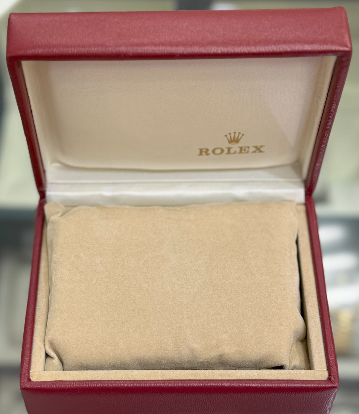 VINTAGE ROLEX WATCH BOX MONTRES ROLEX S.A.GENEVE SUISSE 14.00.02 (Pre-owned)
