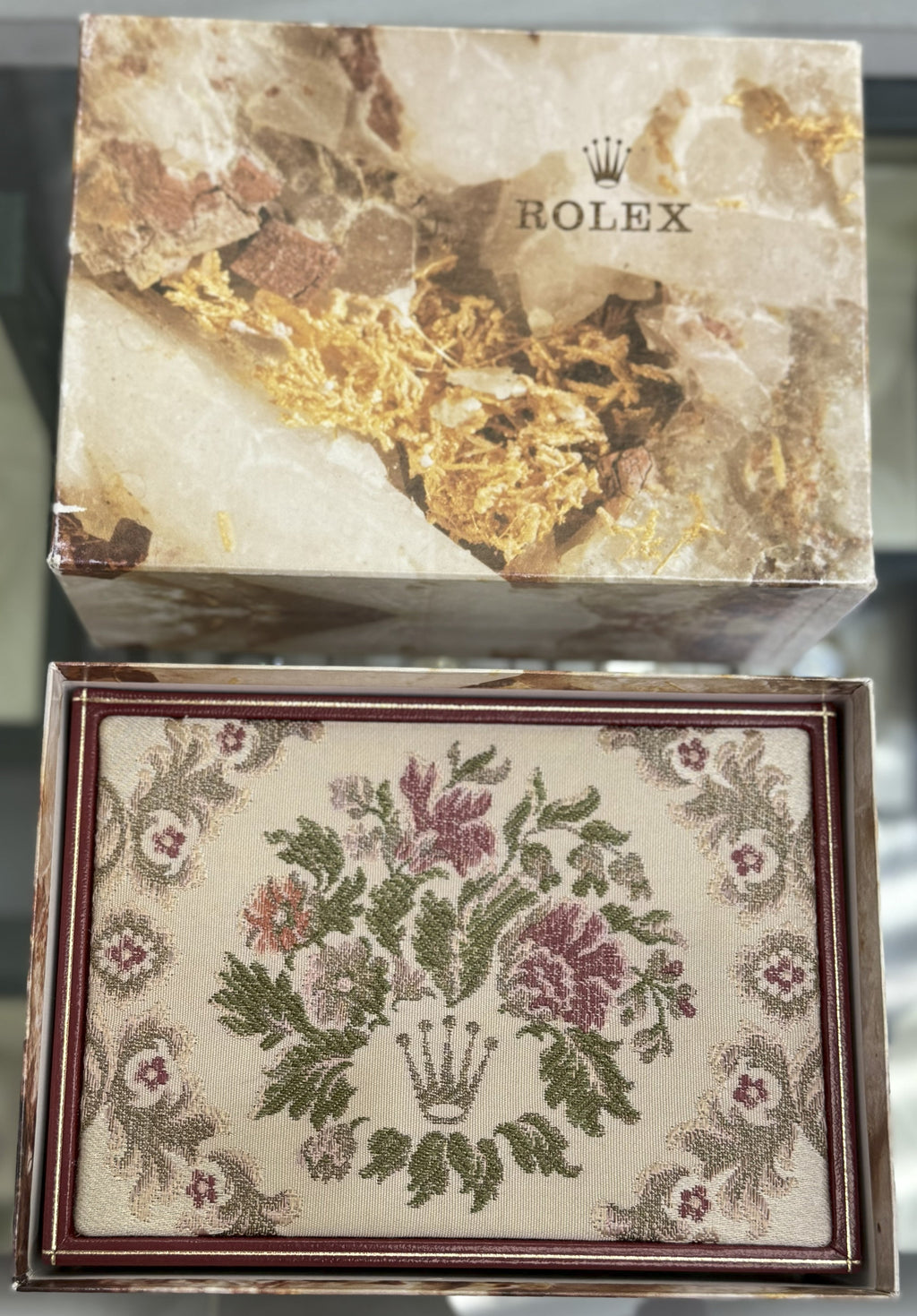 VINTAGE ROLEX WATCH BOX MONTRES ROLEX S.A.GENEVE SUISSE 60.01.2 (Pre-owned)