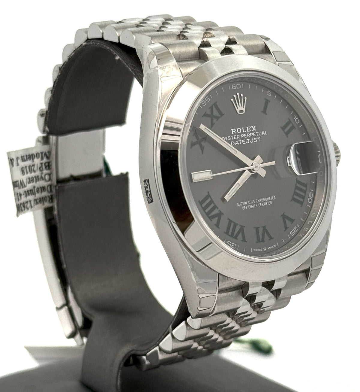 Pre-Owned Rolex Datejust 41mm SS Watch 126300 Smooth bezel, S106464