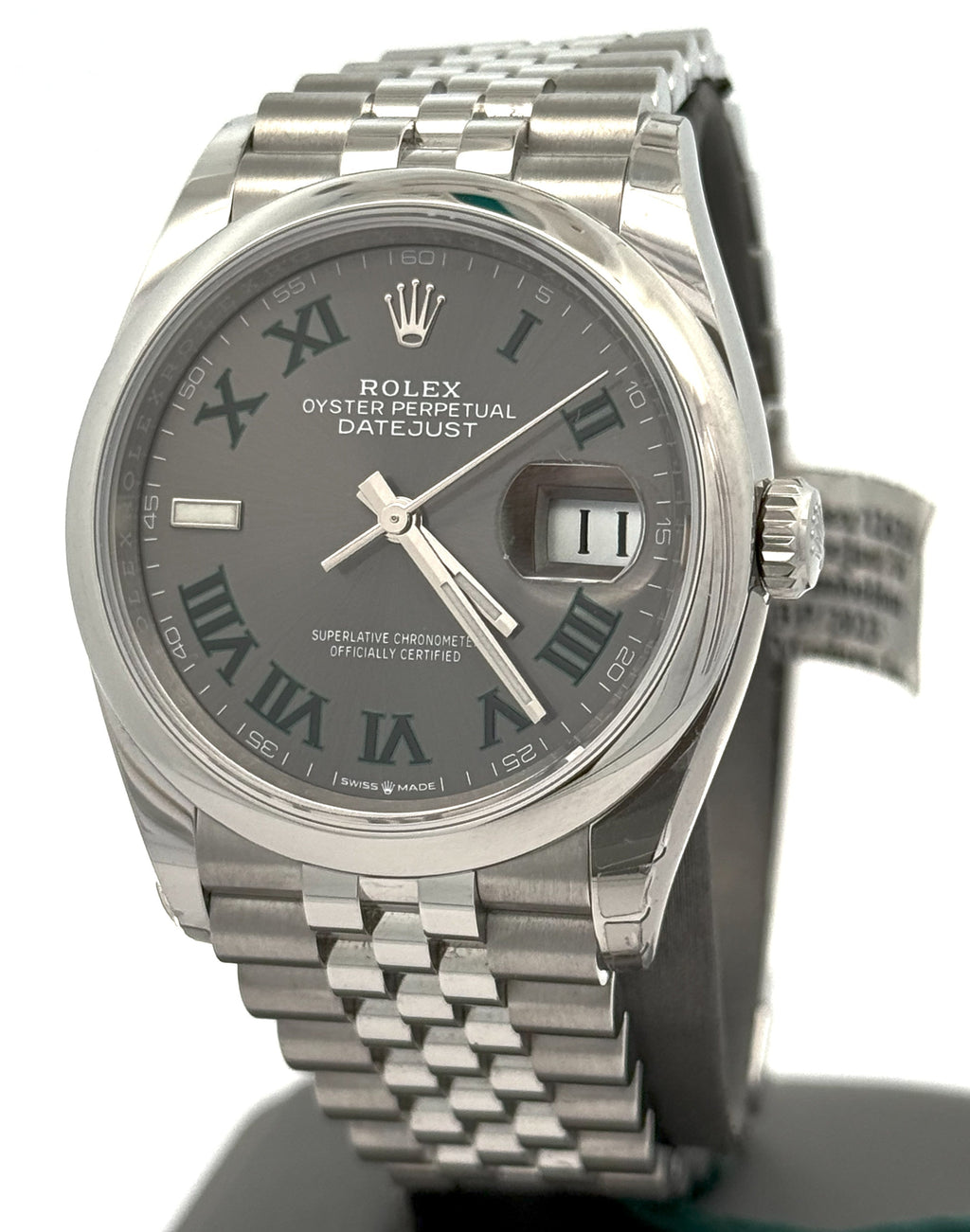 Pre-Owned Rolex Datejust 36mm SS Watch 126200 Smooth bezel, S15809