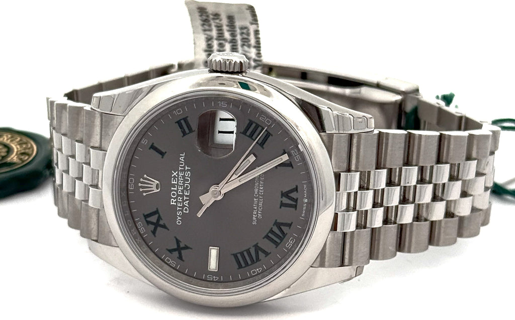 Pre-Owned Rolex Datejust 36mm SS Watch 126200 Smooth bezel, S15809