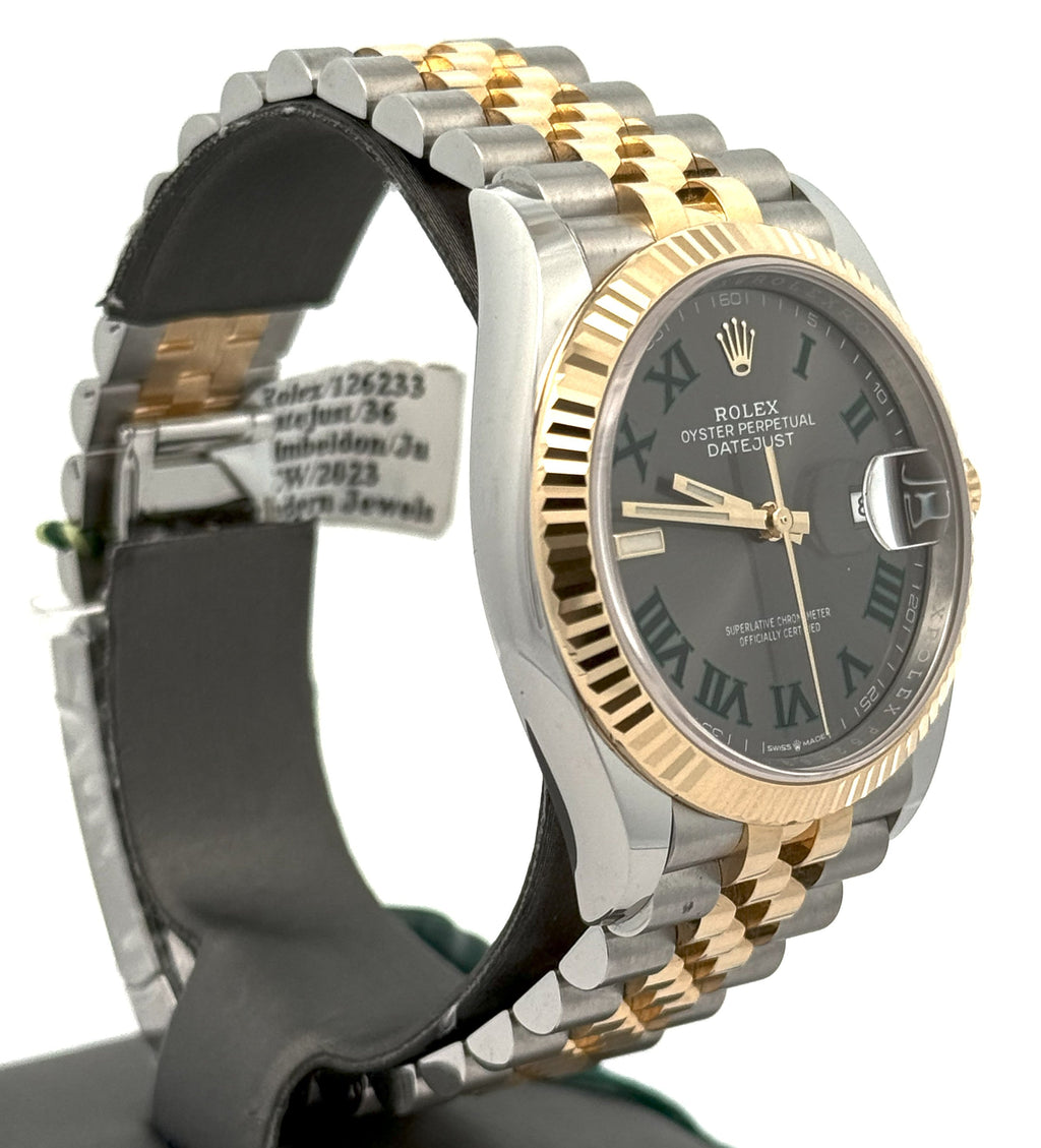 Pre-Owned Rolex Datejust 36mm, 2 tone 18k Yellow Gold Watch, 126233, S15924