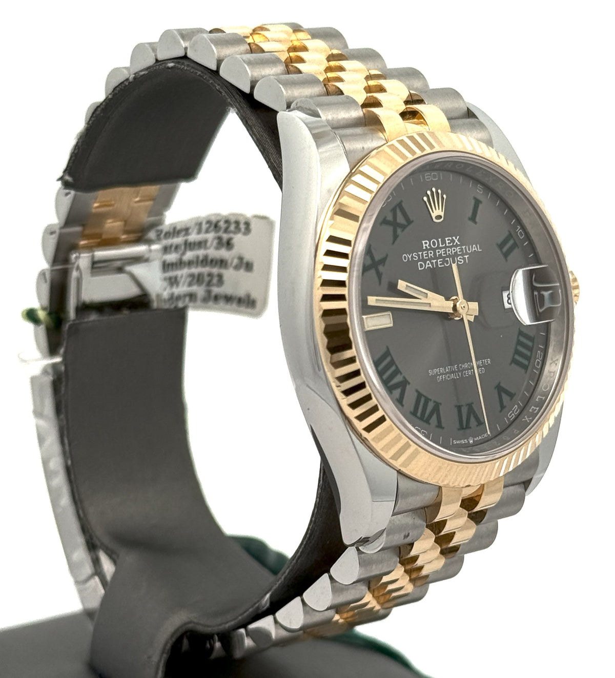 Pre-Owned Rolex Datejust 36mm, 2 tone 18k Yellow Gold Watch, 126233, S15924