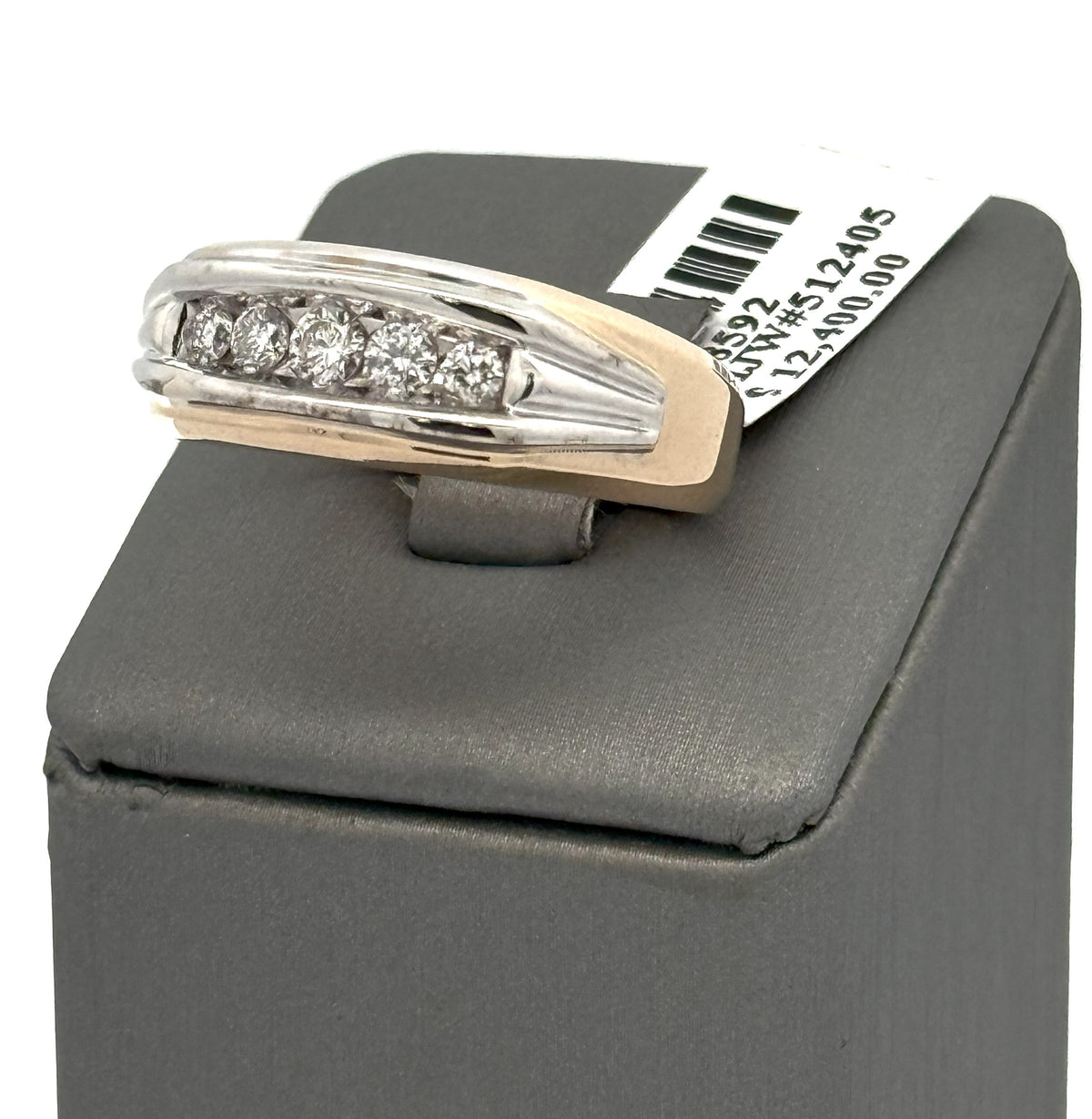 14k Yellow Gold 0.75 CT Diamond Men's Ring, S108592