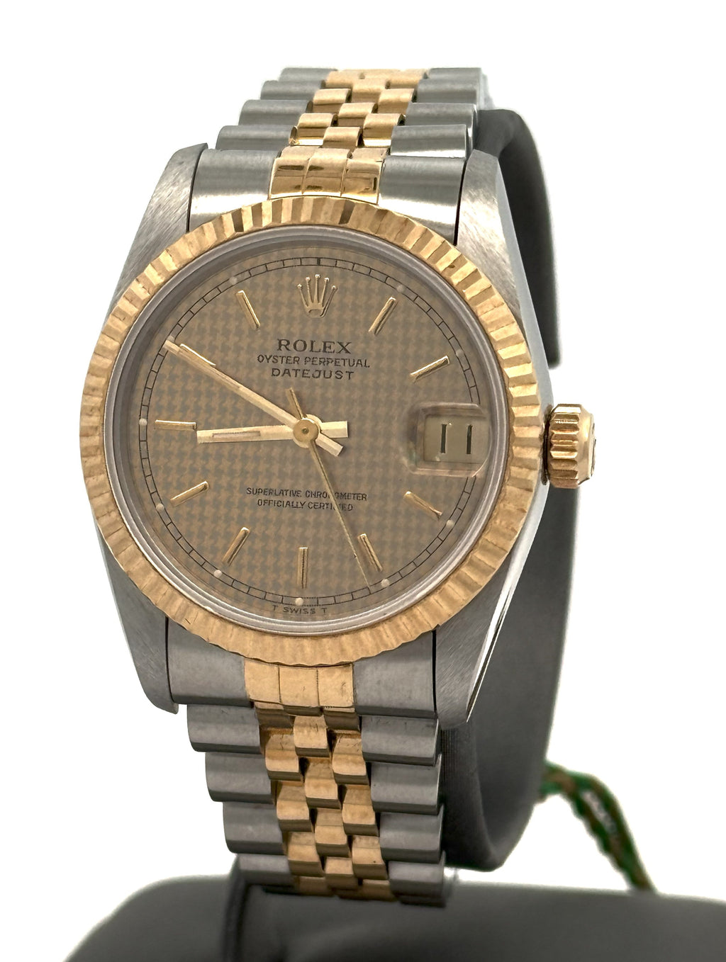 Pre-owned Rolex Datejust 31 Champagne Dial - 68273 - 31mm - Yellow Gold & Stainless Steal, S16413
