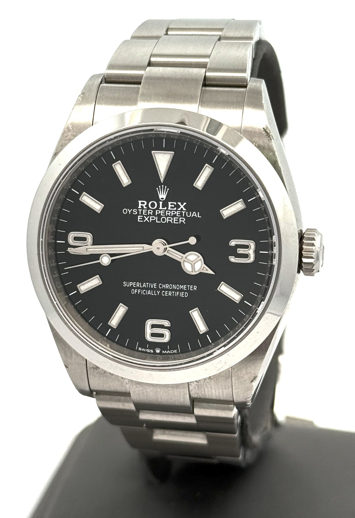Pre-Owned Rolex Explorer 36mm Stainless Steel Watch 124270, S15722