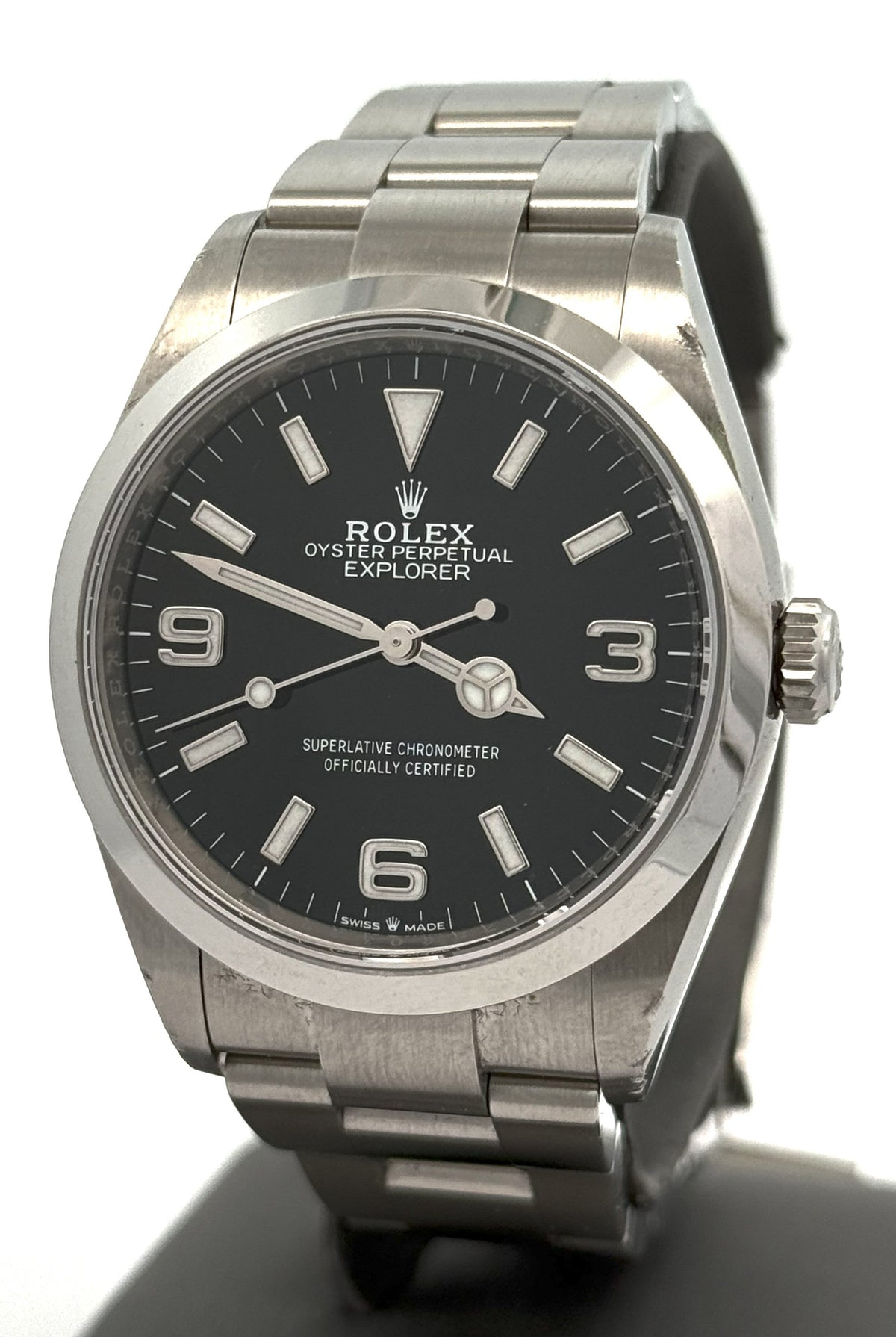 Pre-Owned Rolex Explorer 36mm Stainless Steel Watch 124270, S15722