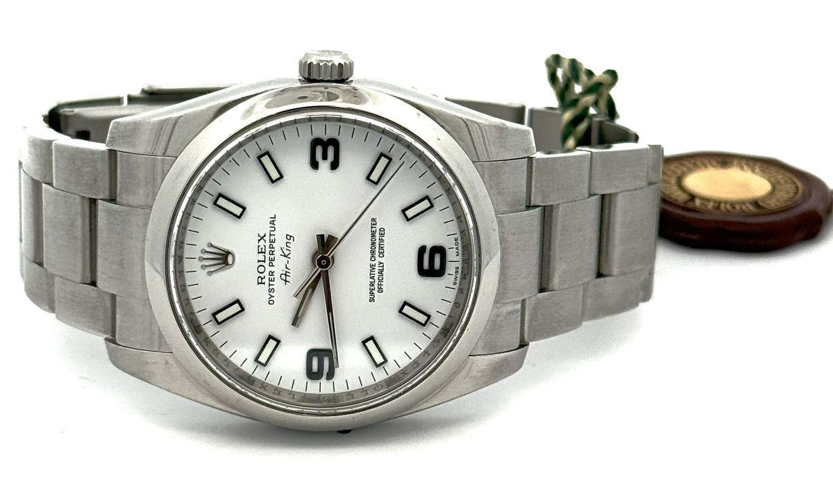 Pre-Owned Rolex Air-King 34mm 114200 Watch, S15819