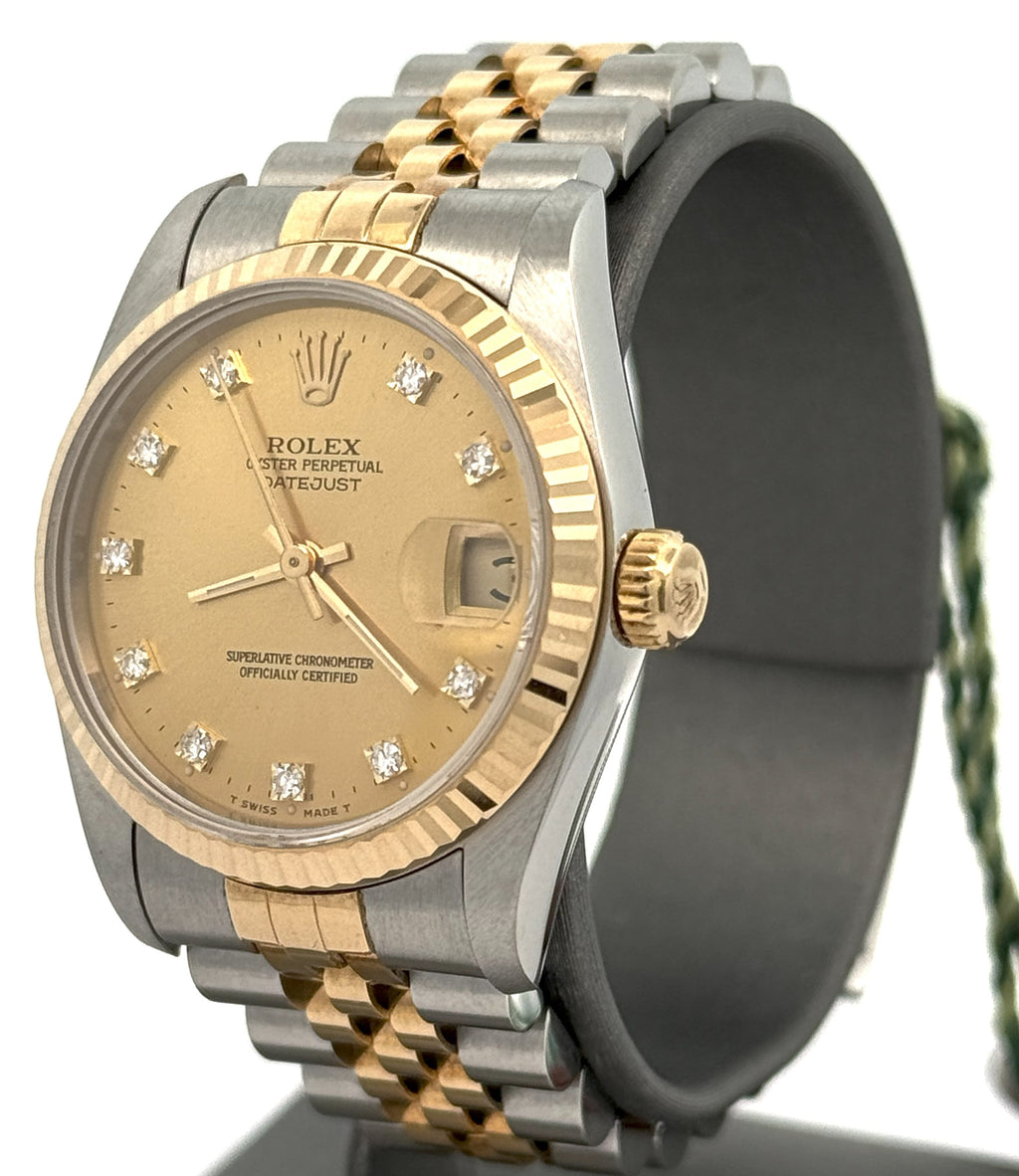 Pre-Owned Rolex Datejust 31mm - Champagne Dial - 68273 Watch, S16412