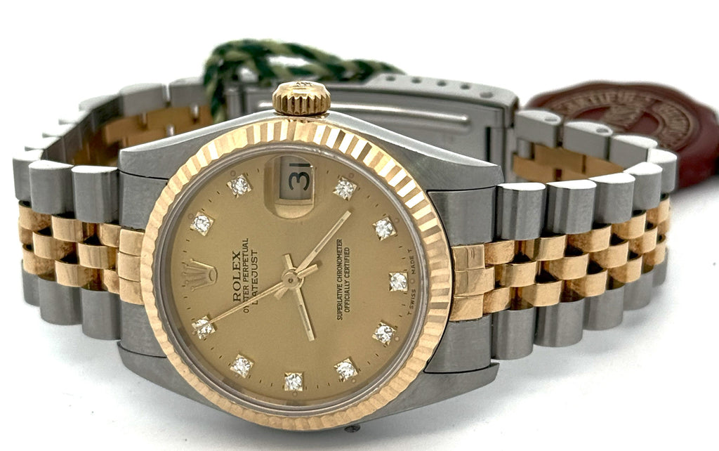 Pre-Owned Rolex Datejust 31mm - Champagne Dial - 68273 Watch, S16412