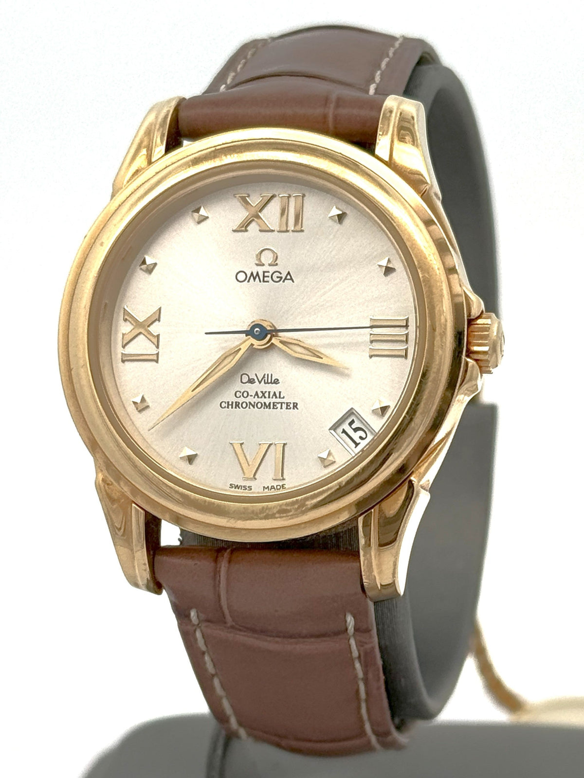 Omega De Ville 18K Yellow Gold Automatic Watch 4681.31.35 (Pre-owned)