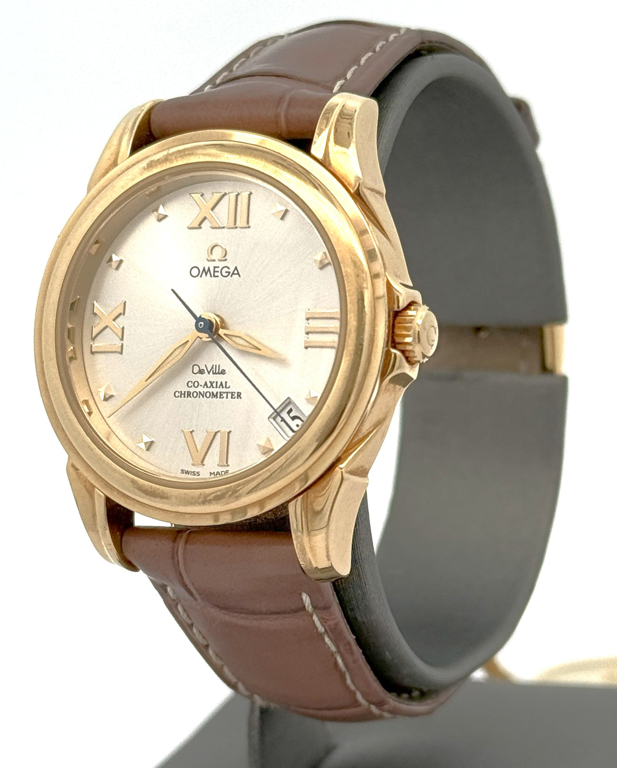 Omega De Ville 18K Yellow Gold Automatic Watch 4681.31.35 (Pre-owned)