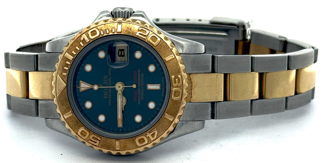 Pre-Owned Rolex Yacht-Master - Blue Dial - 169622 Watch, S100770