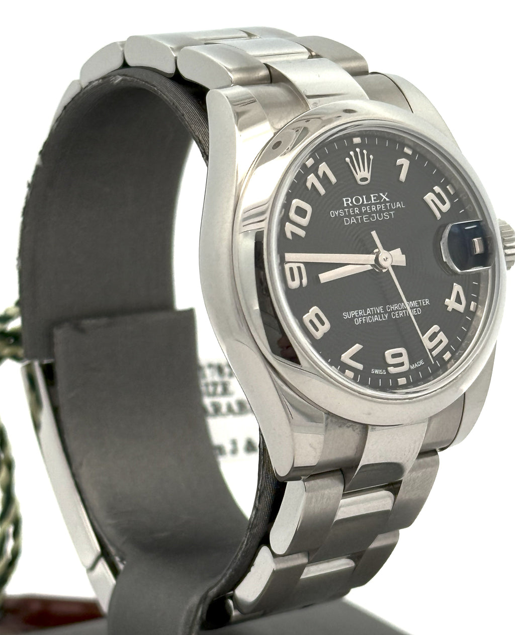 Pre-Owned Rolex Datejust 31 - Black Dial - 178240 Watch, S105753
