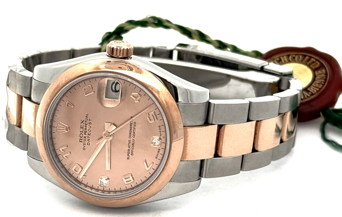 Pre-Owned Rolex Datejust 31mm - Pink Dial - 178241 Watch, S14774