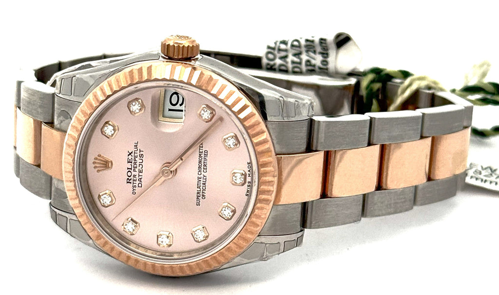 Pre-Owned Rolex Datejust 31mm - Pink Dial - 178271 Watch, S14854