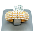 14k Yellow Gold 5.00 CT Diamond Men's Eternity Ring, 15.7g, Size 11, S16733